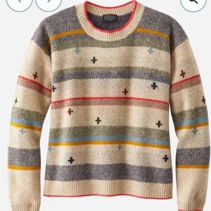Pendleton Woman’s Bridger Striped Lambswool Sweater